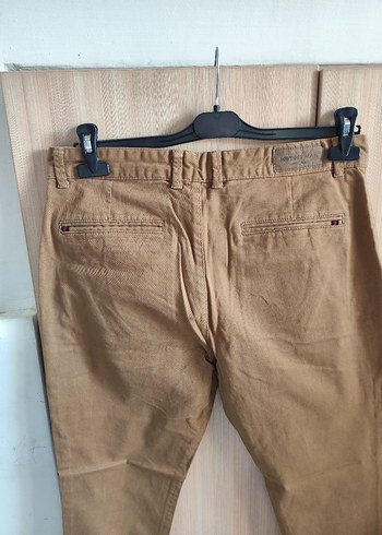 Bej Regular Fit Erkek Keten Pantolon - Görsel 7