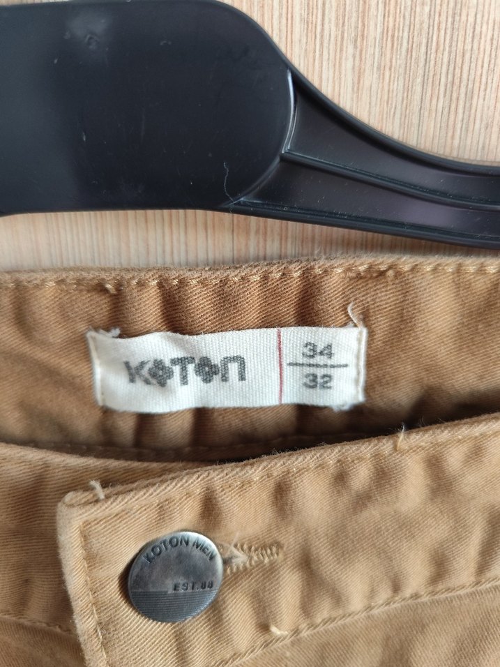 Bej Regular Fit Erkek Keten Pantolon - Görsel 2