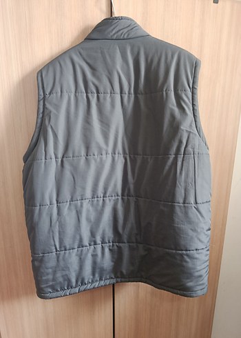 Gri Fermuarlı Erkek Yelek - Görsel 5