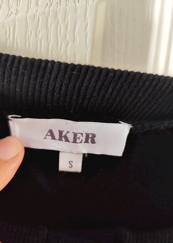 Diğer Düğmeli Siyah Parlak Kadın Hırka