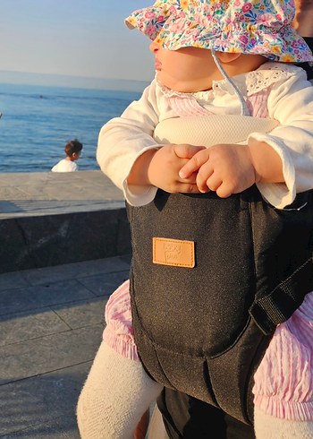 Gri Ergonomik Bebek Kangurusu Bel Destekli - Görsel 5