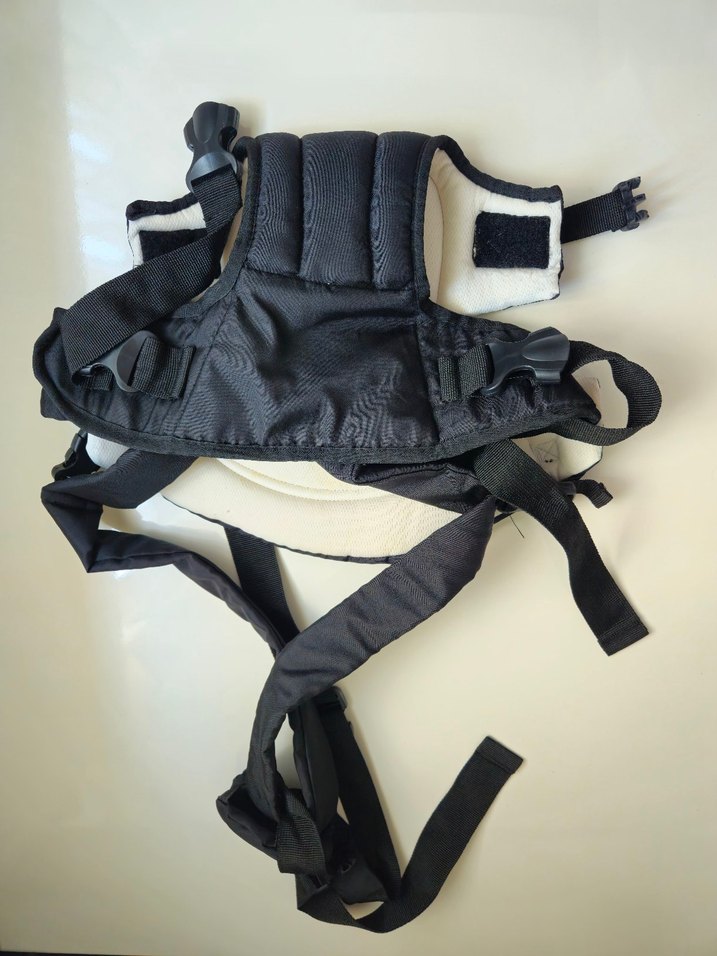 Gri Ergonomik Bebek Kangurusu Bel Destekli - Görsel 3