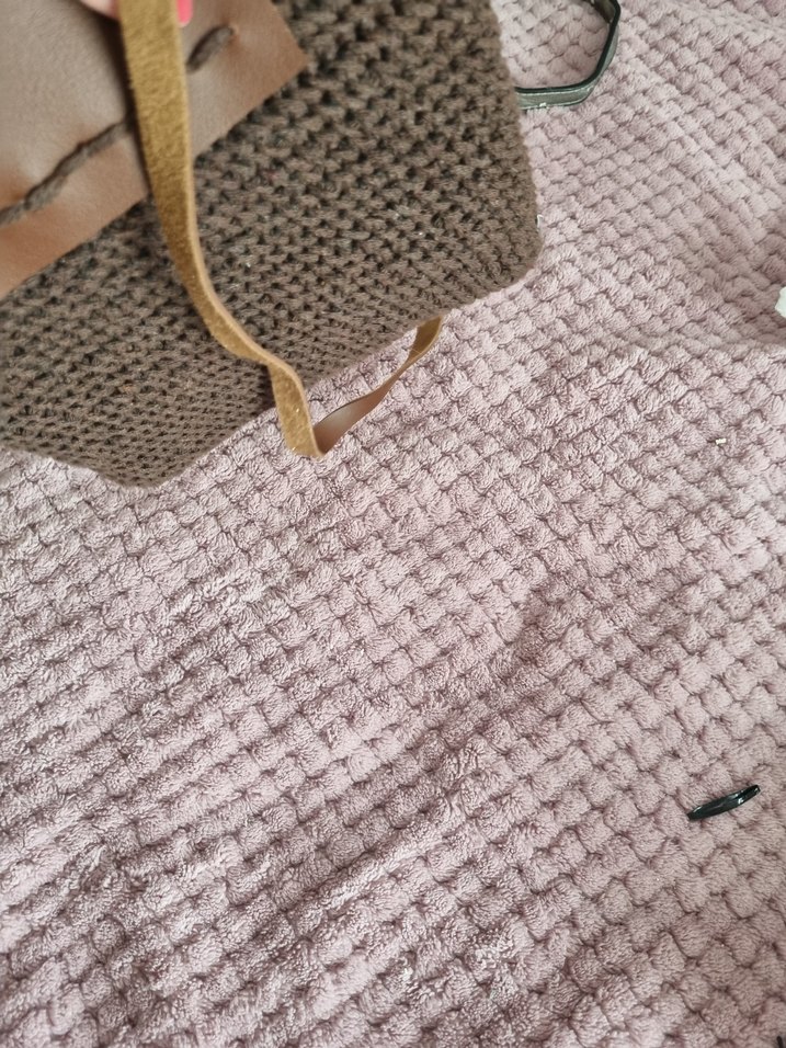 Bohem Tarzı Örgü Kadın Çapraz Çanta - Görsel 5