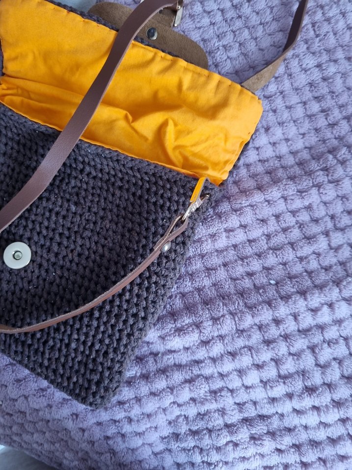 Bohem Tarzı Örgü Kadın Çapraz Çanta - Görsel 4