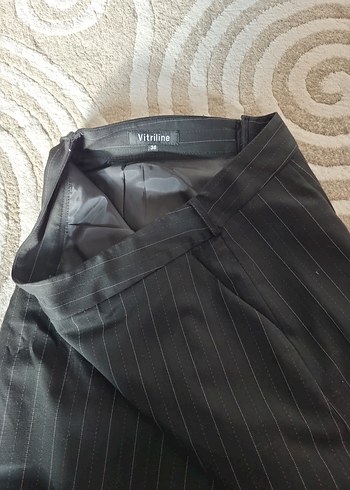 Gri Mini Kalem Etek Pilili - Görsel 3