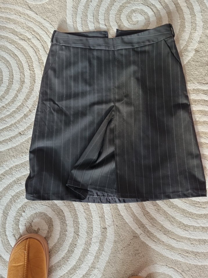 Gri Mini Kalem Etek Pilili - Görsel 2