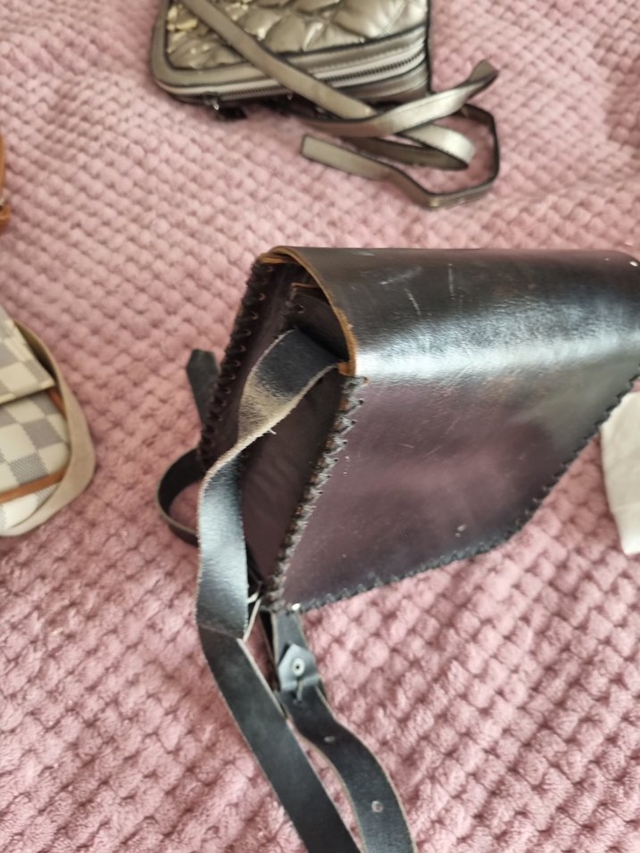 Bohem Tarzı Deri Kadın Çapraz Çanta - Görsel 2