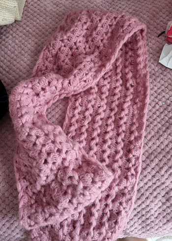 Örgü Kadın Şal Çok Renkli Pastel Tonlar - Görsel 6