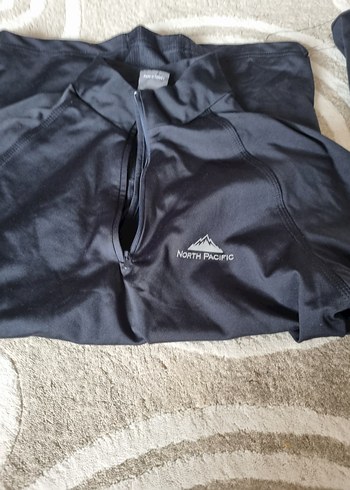 North Pacific Siyah Fermuarlı Erkek Polar - Görsel 2