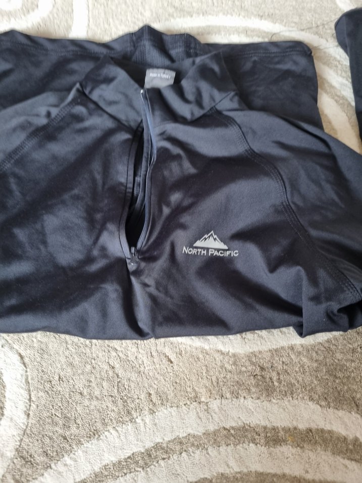 North Pacific Siyah Fermuarlı Erkek Polar - Görsel 2