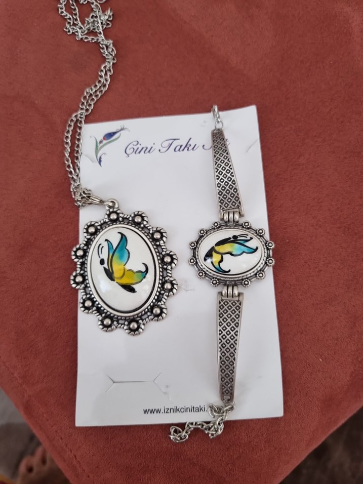 Renkli Bohem Zincirli Kolye - Görsel 2