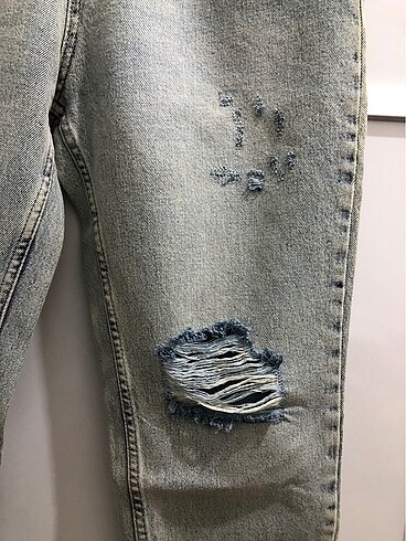 26 Beden mavi Renk Mom jean