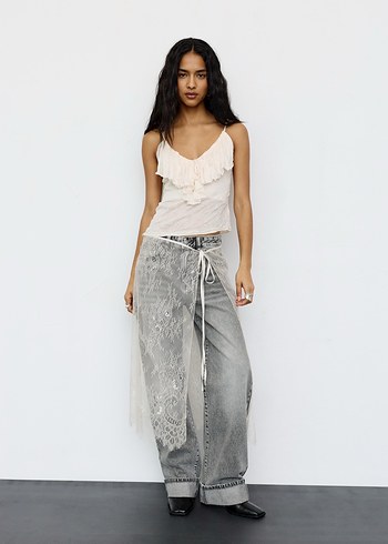 Pull and Bear Pull Bear Dantel Bel Aksesuari