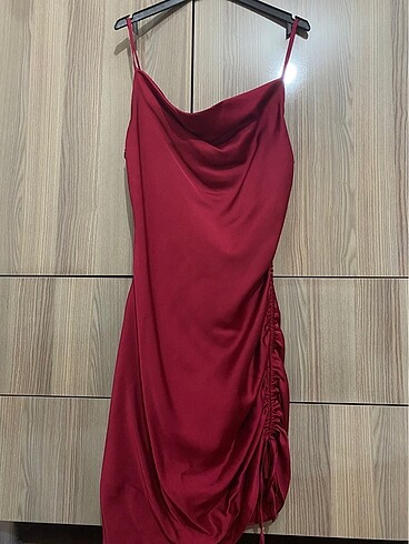 Trendyolmilla saten abiye elbise