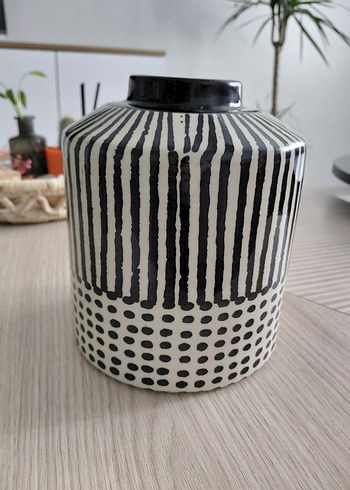 Zara Home zara home siyah Desenli Vazo