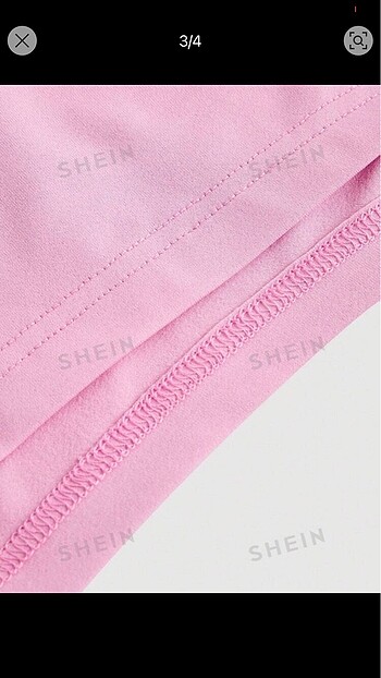xs Beden Shein pembe fularlı kısa elbise yurt dışı