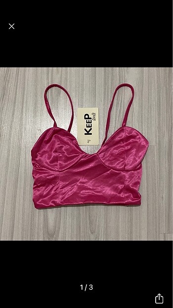 PEMBE SATEN BÜSTİYER