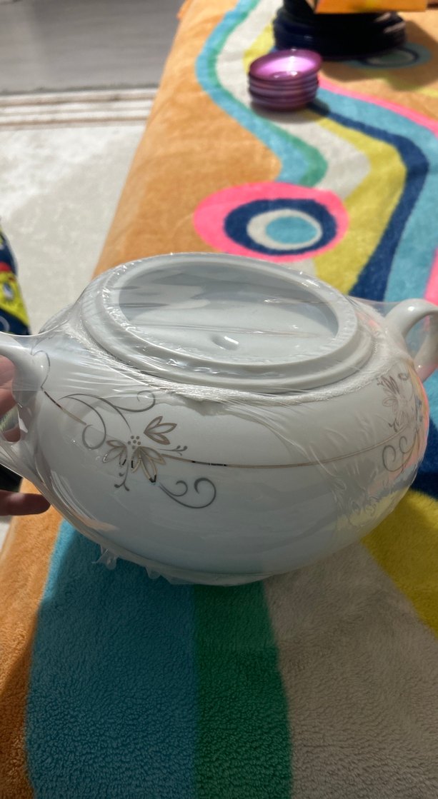 Desenli Çift Kulplu Çorba tenceresi porselen Karaca yemek takımı - Görsel 4