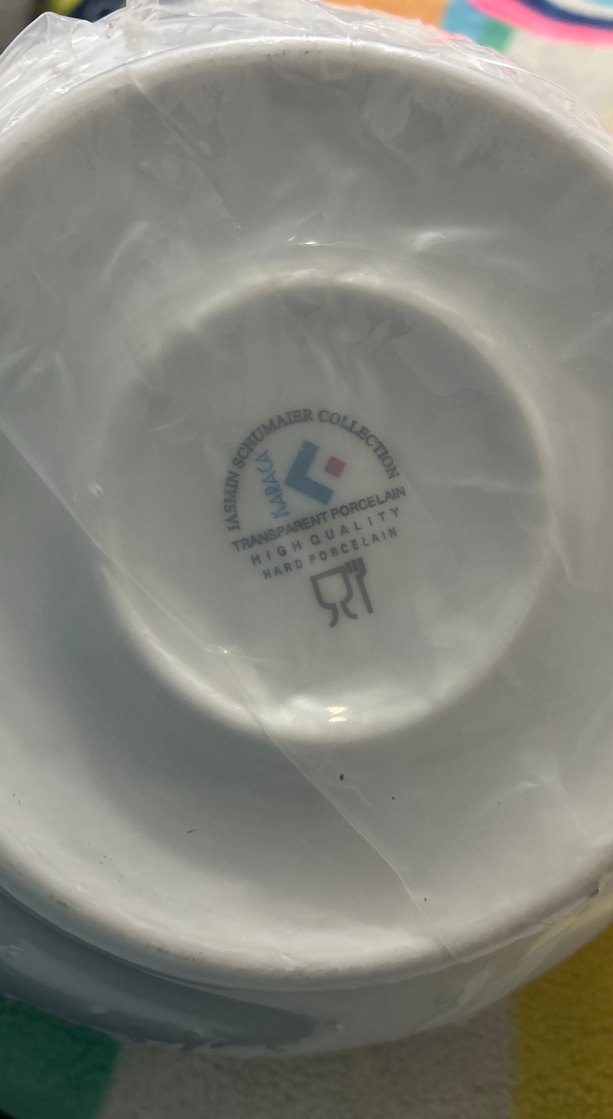 Desenli Çift Kulplu Çorba tenceresi porselen Karaca yemek takımı - Görsel 3