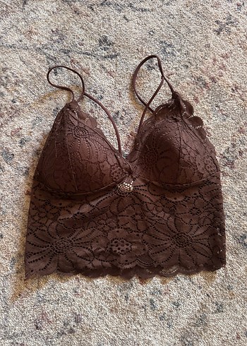 Kahverengi bralet