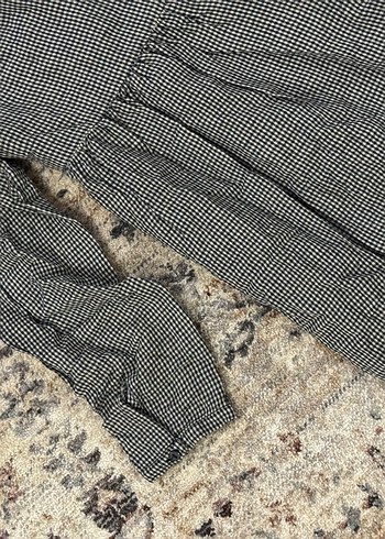 Gri Bohem Uzun Kollu Elbise - Görsel 7