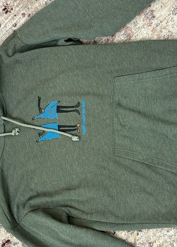 Kapüşonlu Kadın Sweatshirt - Görsel 6