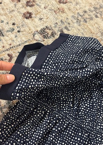 Lacivert Straplez Elbise - Görsel 4