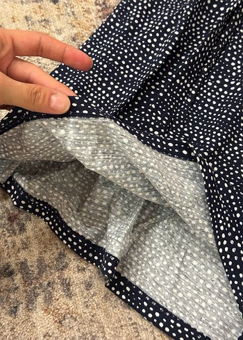 Lacivert Straplez Elbise - Görsel 3