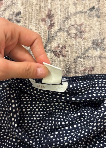 Lacivert Straplez Elbise - Görsel 7