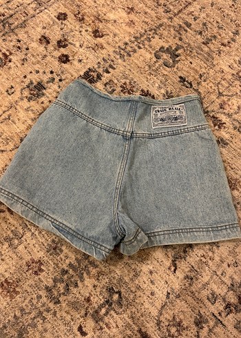 Düğmeli Mini Denim Şort - Görsel 5