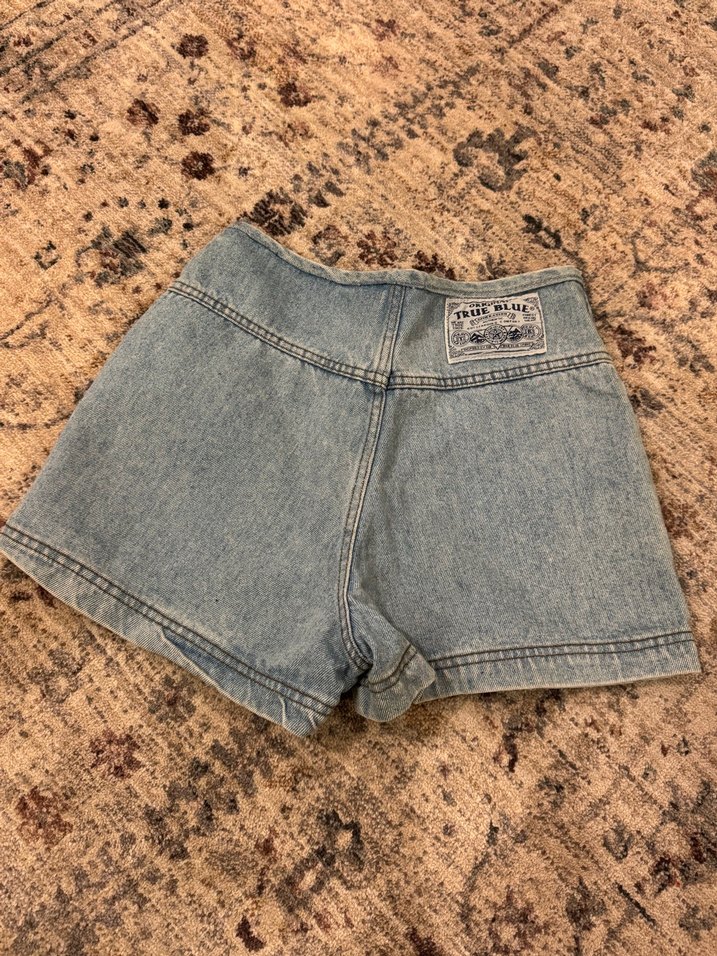 Düğmeli Mini Denim Şort - Görsel 5