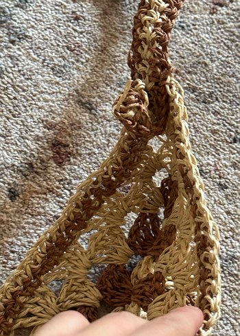 Bohem Örgü Kadın Çanta - Görsel 3