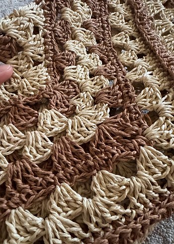 Bohem Örgü Kadın Çanta - Görsel 8