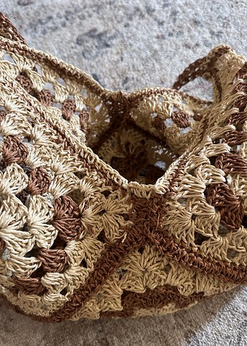 Bohem Örgü Kadın Çanta - Görsel 7