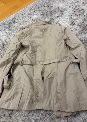 Kadın Bej Midi Trençkot - Görsel 7