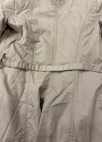 Kadın Bej Midi Trençkot - Görsel 8