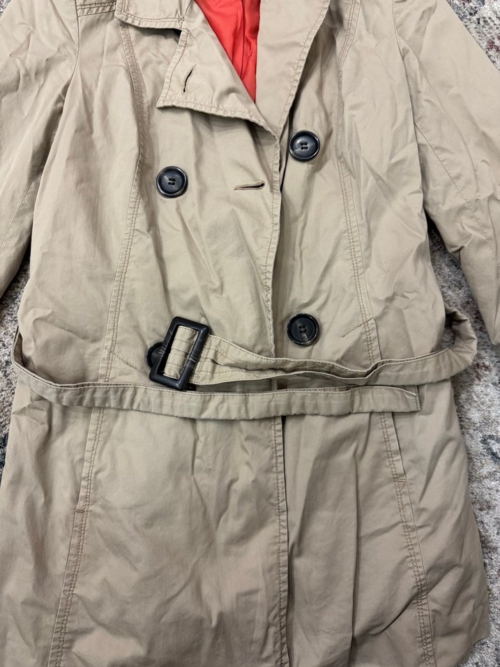 Kadın Bej Midi Trençkot - Görsel 2