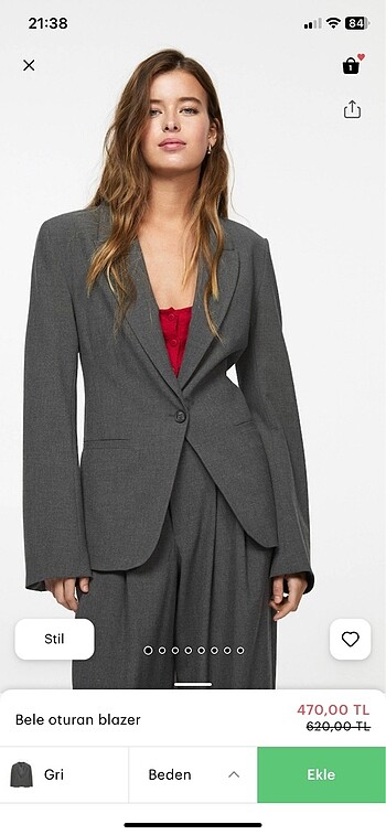 Pull and bear blazer