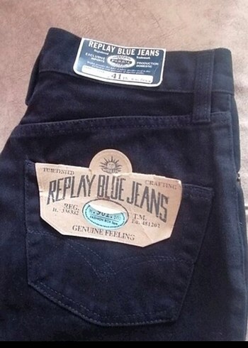 Replay Lacivert Kadın Denim Pantolon