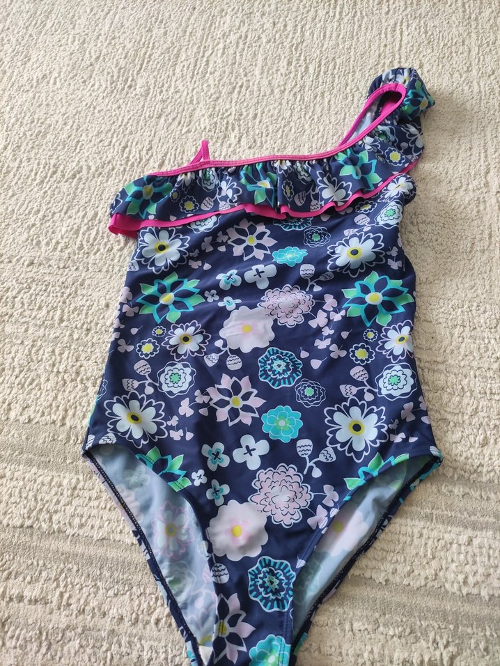 Çiçek Desenli Renkli  Mayo - Görsel 3