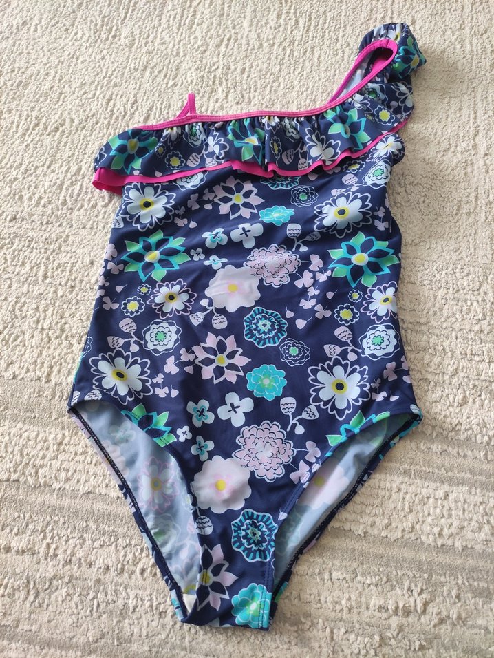 Çiçek Desenli Renkli  Mayo - Görsel 4