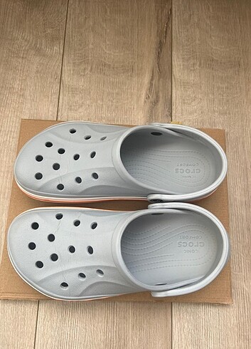 40,5 Beden gri Renk CROCS TERLİK ORJİNAL