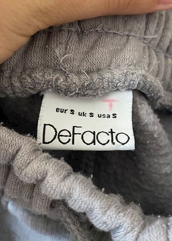 Defacto Gri oversize basic eşofman altı
