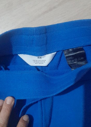 Erkek  çocuk Mavi Rahat Kesim Şort - Görsel 2