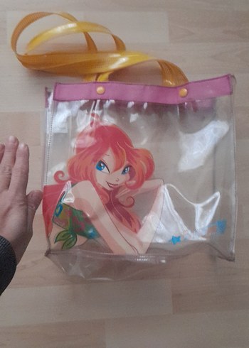 Pembe Pastel Renkli Çocuk plaj Çantası - Görsel 2