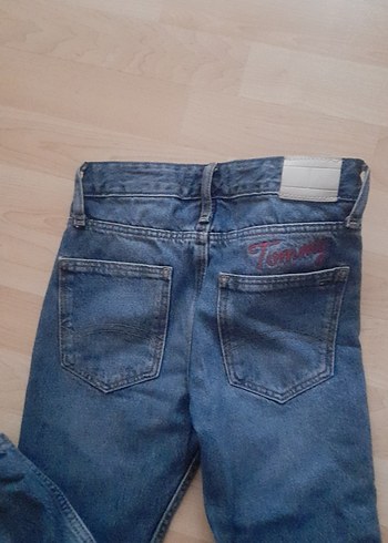 kız Çocuk Gri Denim Pantolon - Görsel 2