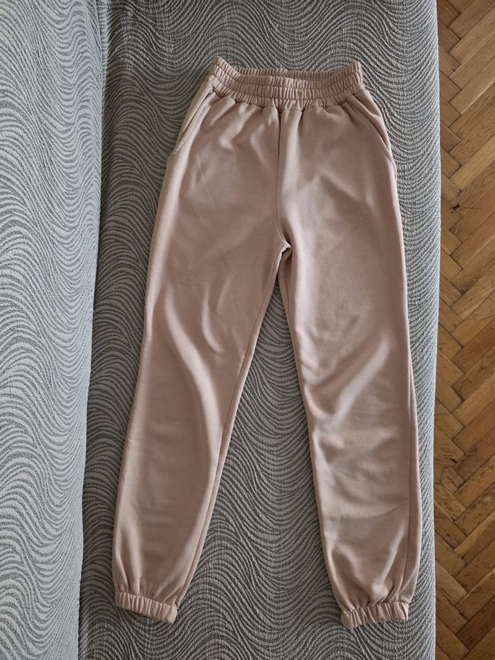 Gül Kurusu Süper Yüksek Bel  Kadın Eşofman Altı - Görsel 2