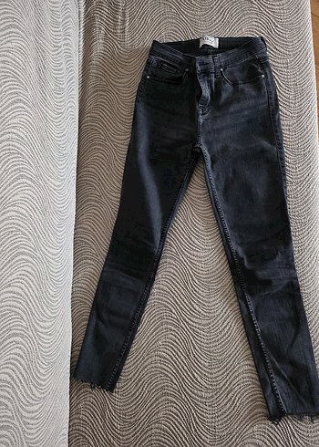 LTB Koyu Gri Kadın Yüksek Bel Süper Skinny Kot Pantolon - Görsel 2