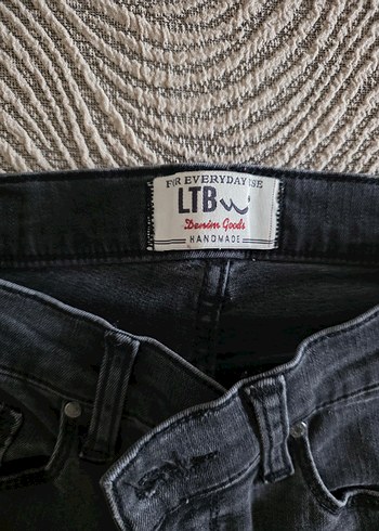 LTB Koyu Gri Kadın Yüksek Bel Süper Skinny Kot Pantolon - Görsel 4