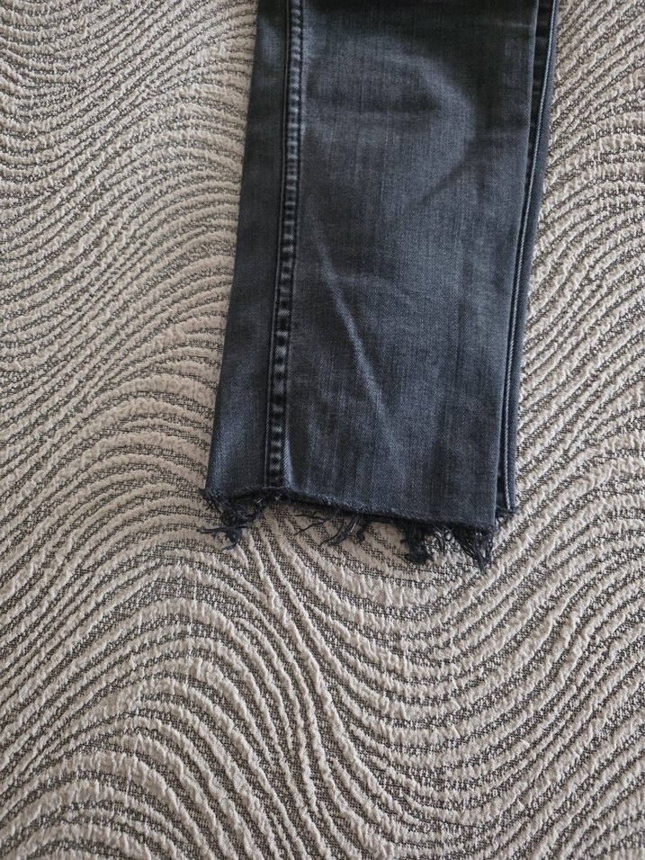 LTB Koyu Gri Kadın Yüksek Bel Süper Skinny Kot Pantolon - Görsel 3